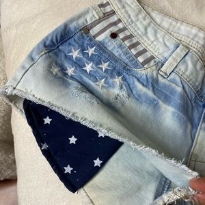 American flag shorts